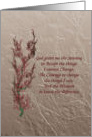 Flowering Tree Serenity Prayer Inspirational Quote Card