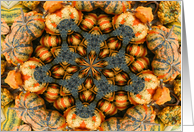 Fancy Gourds Digital Art Kaleidoscope Nature Photo Blank Note Card