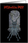 Halloween Party Invitation Goblin Tombstone card