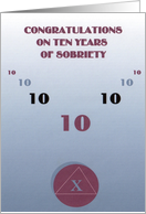 Sobriety Card - 10...