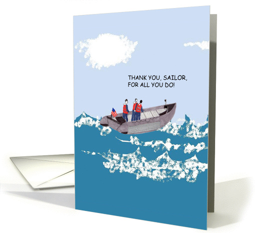 To Our Friends in the Navy card (916437)