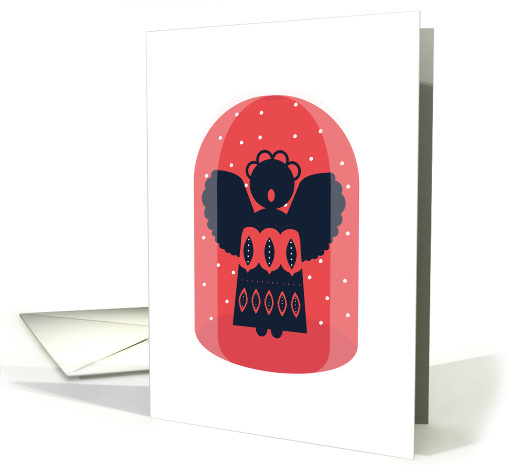 Angelic Christmas Snowglobe card (1346382)