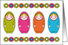 Christmas all lined up card
