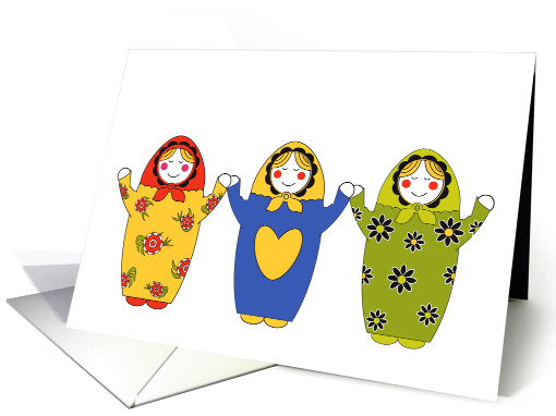 3 Jolly Ladies card (264650)