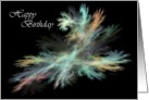 Happy Birthday - General - Fractal Abstract Spray card