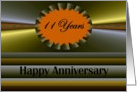 11 years Anniversary Vibrant Fractal Design card