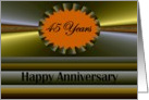 45 years Anniversary Vibrant Fractal Design card