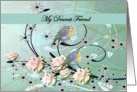 To Friend (Goodbye From Terminally ill Friend) Sparrows and Roses card