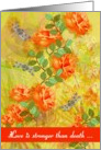 To Family Member - Card from a Terminally ill family member card