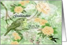 To Goddaughter Goodbye From Terminally ill Godparent card