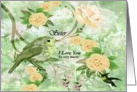 To Sister Goodbye From Terminally ill Brother or Sister card