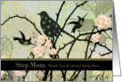 To Step Mom Goodbye From Terminally ill Step Daughter or Step Son card