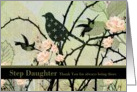 To Step Daughter Goodbye From Terminally ill Step Mom or Dad card