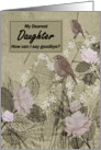 Daughter Goodbye From Terminally ill Mother or Father card
