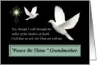 Grandmother / Goodbye - Peace Be Thine - Prayer Card