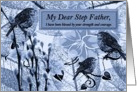 To Step Father - Final Goodbye from a Terminally ill Adult Step Child card