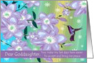 Goddaughter - Goodbye from a Terminally ill Godparent card