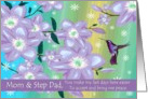To Mom and Step Dad - Goodbye from a Terminally ill Adult Child card