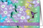 To Sister - Goodbye from a Terminally ill Sister or Brother card