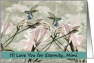 To Mimi - Goodbye from a Terminally ill Adult Grandchild card