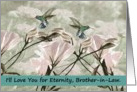 To Brother-in-Law - Goodbye from a Terminally ill Sibling-in-Law card