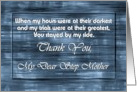 Step Mother - Goodbye From terminally ill Adult Step Child card