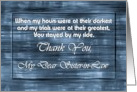 Sister-in-Law Goodbye From terminally ill Sister or Brother-in-Law card