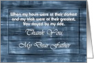Father - Goodbye From terminally ill Adult Child card