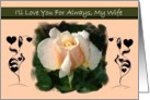 To Wife - Goodbye From a terminally ill Husband card