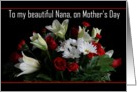 Nana / Happy Mother’s Day - Painted Bouquet card