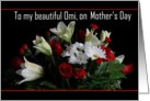Omi / Happy Mother’s Day - Painted Bouquet card