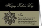Son - Happy Father’s Day - Celtic Knot / Irish Blessing card