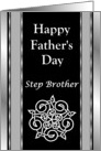 Step Brother - Happy Father’s Day - Celtic Knot card