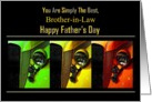 Brother-in-Law - Happy Father’s Day - Old Car Front View card
