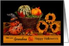 Grandma / Happy Halloween - Painted Halloween Table Setting card