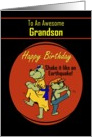 Grandson / Birthday - General - Cartoon Dancing Bears card