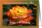 90th - Happy Birthday Ann - Fairy Dust Rose card