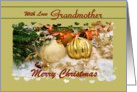 Grandmother / Merry Christmas - Christmas Tree Ornaments card