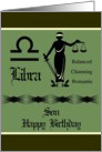 Son / Libra Birthday - General - Zodiac Sign / Lady Justice card