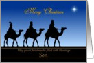 Son / Merry Christmas - The Three Magi card