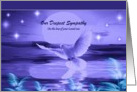 Our Deepest Sympathy ~ General ~ Dove In Blue Tones card