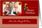 Happy Holidays ~ Photo Card ~ Add Your Photo / Text card