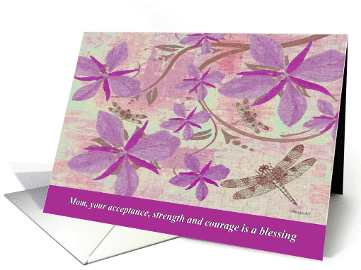 To Mom (Goodbye From Terminally ill Adult child) Floral card (1106526)