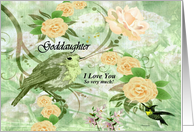 To Goddaughter Goodbye From Terminally ill Godparent card