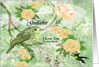 To Godfather Goodbye From Terminally ill Godchild card