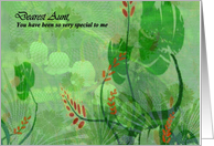 To Aunt Goodbye From Terminally ill Nephew or Niece card