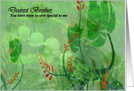 To Brother Goodbye From Terminally ill Sibling card