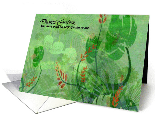 To Godson Goodbye From Terminally ill Godparent card (1131912)
