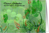 To Godmother Goodbye From Terminally ill Godchild card