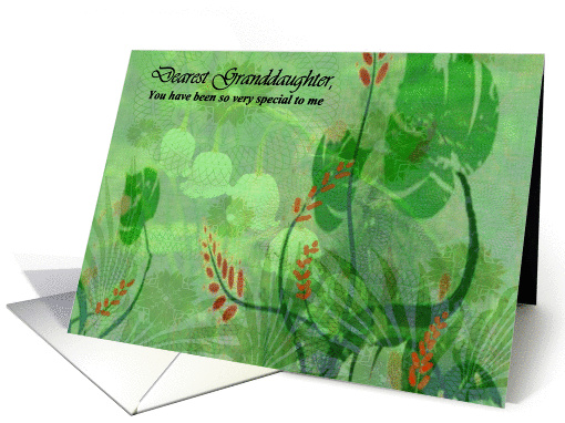 To Granddaughter Goodbye From Terminally ill Grandparent card